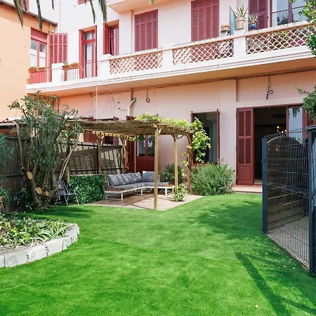 公寓 Le Retro Rare-superbe Appt Suquet, Jardin,6p,200m Croisette 戛纳